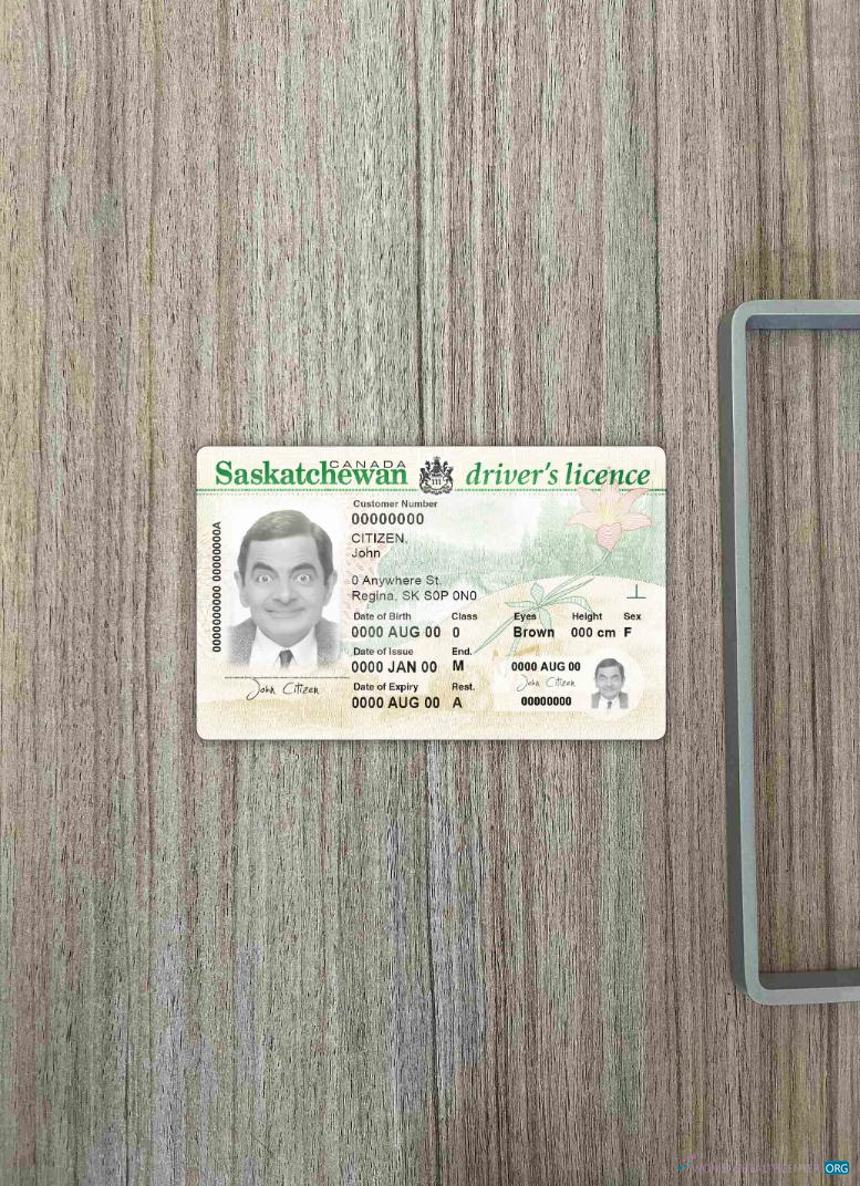 Download Canada province Saskatchewan DL photolook FRONT Photoshop template